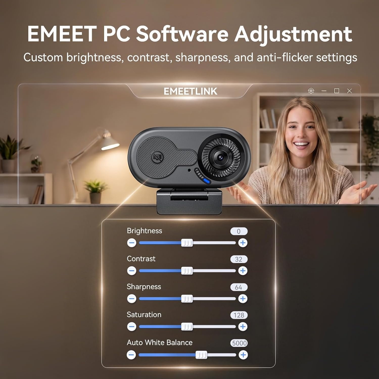 image:imageEMEET 1080P Webcam with Microphone C960 Web Camera 2 Mics Streaming Webcam 90FOV Computer Camera Plug and Play USB Web Cam for Online CallingConferencing ZoomTeamsFacetimeYouTube LaptopPCSmooth 1080P w Stable Fixed Focus