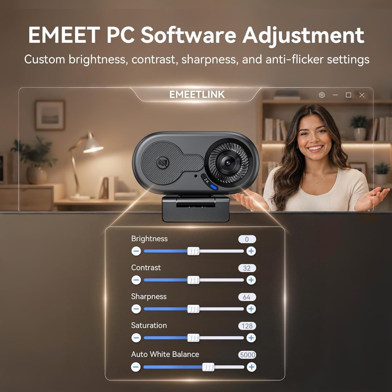 image:imageEMEET 1080P Webcam with Microphone C960 Web Camera 2 Mics Streaming Webcam 90FOV Computer Camera Plug and Play USB Web Cam for Online CallingConferencing ZoomTeamsFacetimeYouTube LaptopPCCrisp 2K w Portable Metal Clip