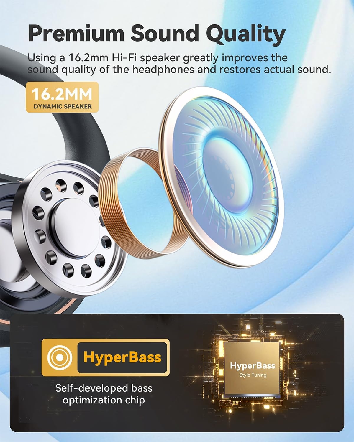 image:imageEMEET Airflow Open Ear Headphones with Mic Zoom Certified True Wireless Headsets with Detachable Microphone ENCVoiceCore 20 Noise Cancelling Bluetooth 53 MultiPoint Wireless Earbuds for WorkAirFlowBlack