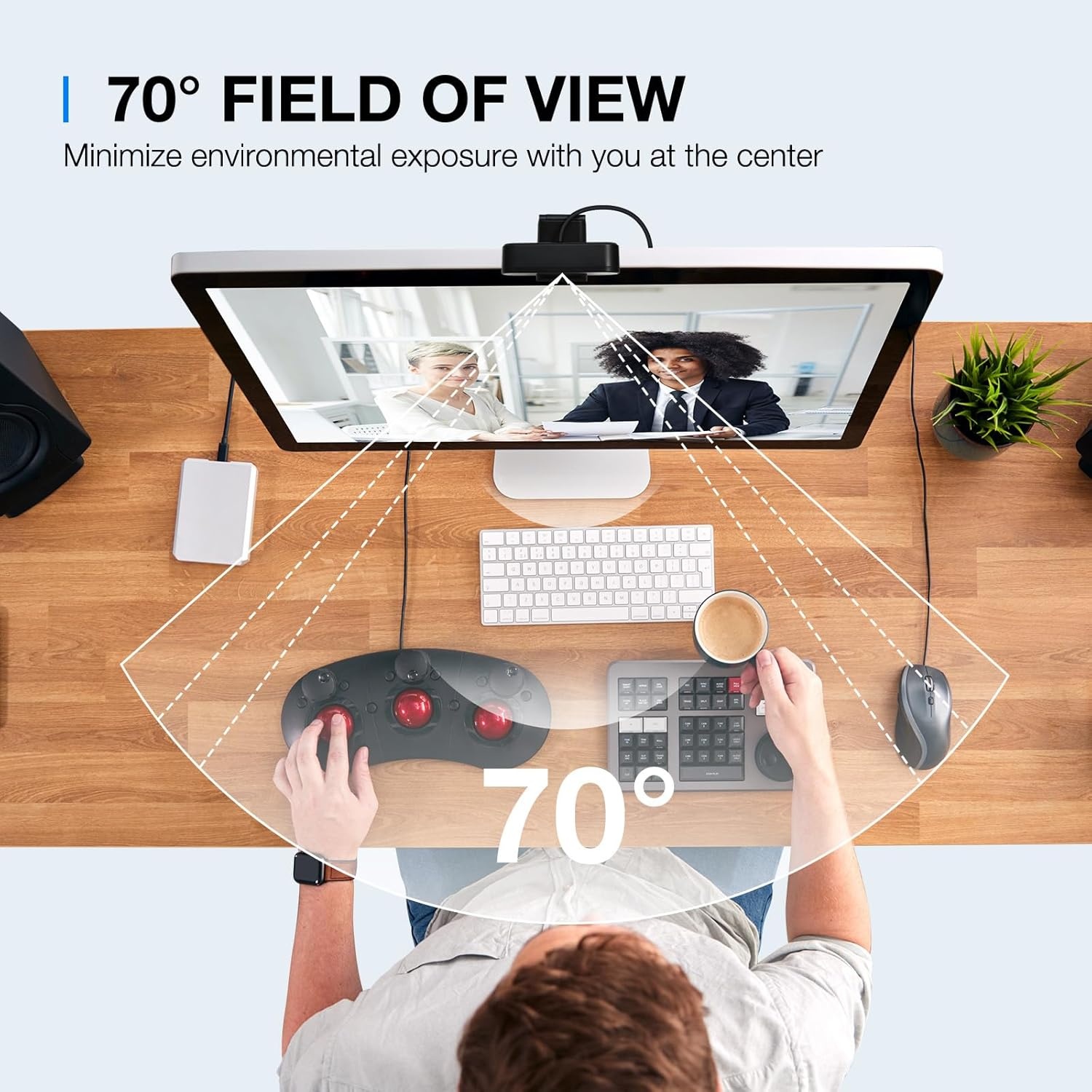 image:imageEMEET C960 1080P Webcam with Microphone 2 Mics 90 FOV USB TypeA amp AtoC Adapter Fixed Focus PlugampPlay Computer Camera for ZoomTeamsFacetimeYouTubeGoogle MeetSwitch 2 Camera 2025 Version2K