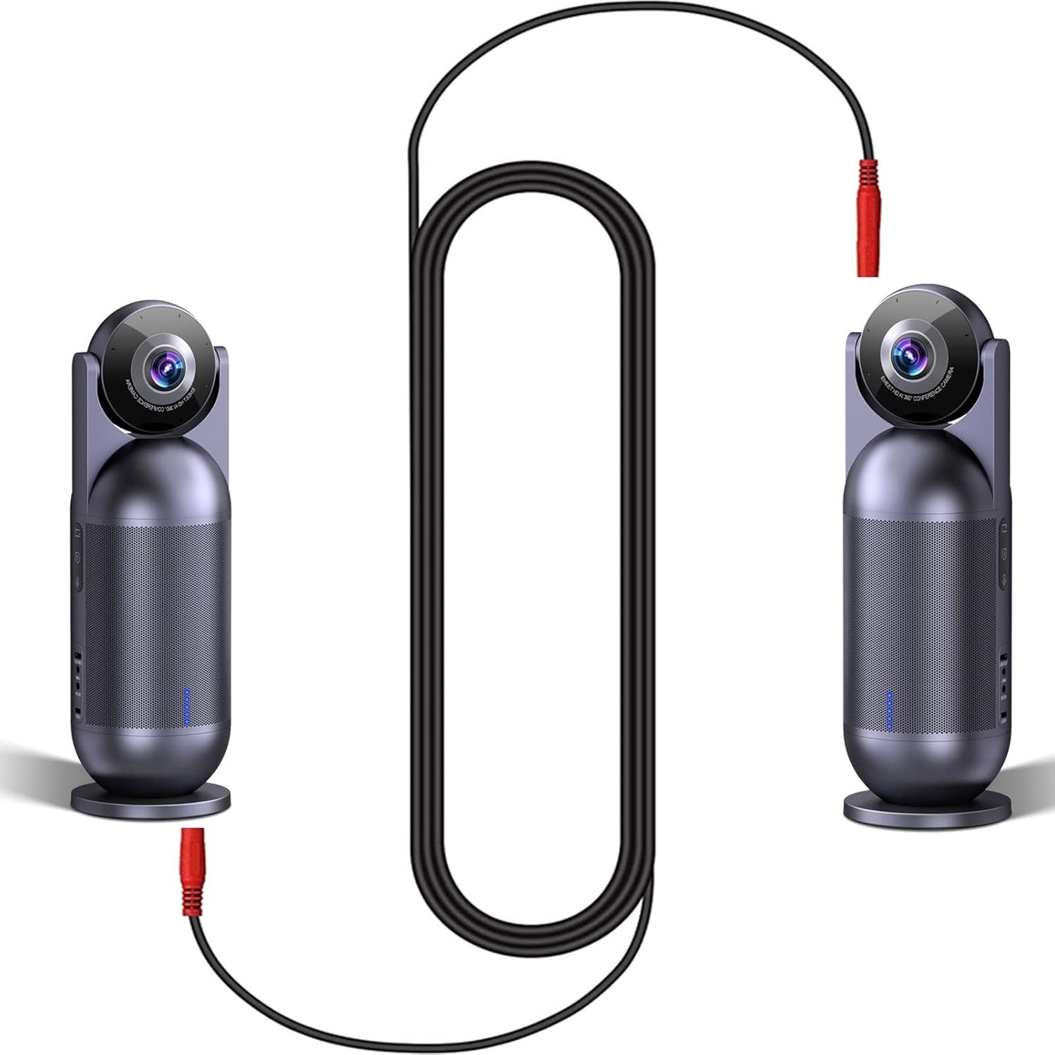 image:imageEMEET Daisy Chain Cable 35mm Male to Male Stereo Audio Aux Cable Use for LunaLuna PlusLuna Plus KitLuna LiteM3M220M2M2 MAX SpeakerphoneMeeting Capsule Expand Meeting up to 1216 People