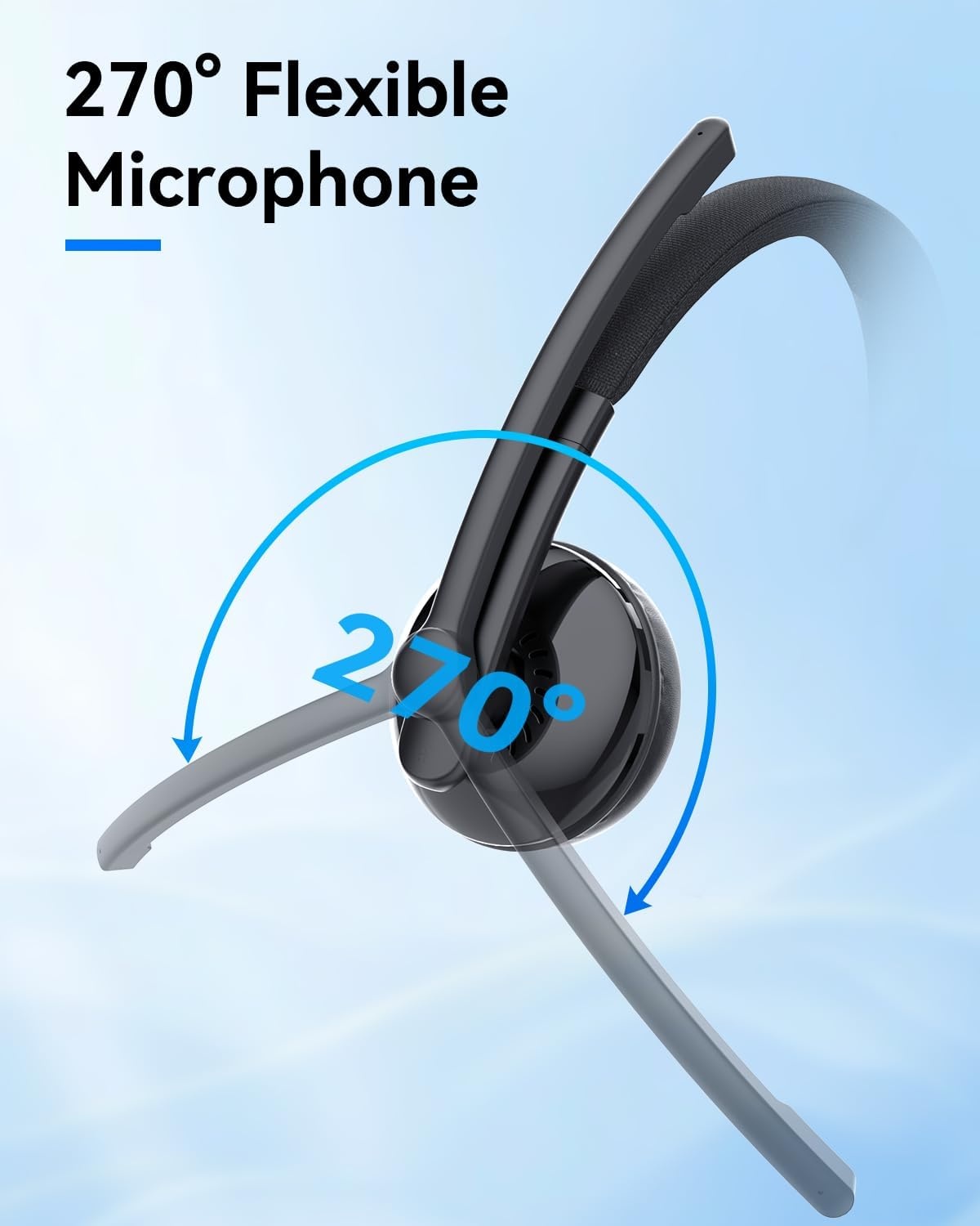 image:imageEMEET HS50 Wired Headset with Mic OnEar Computer Headphones with Noise Cancelling Microphone USBAUSBC Adjustable Design inline Control for Home Office Online Class Teams Zoom All Day Comfort