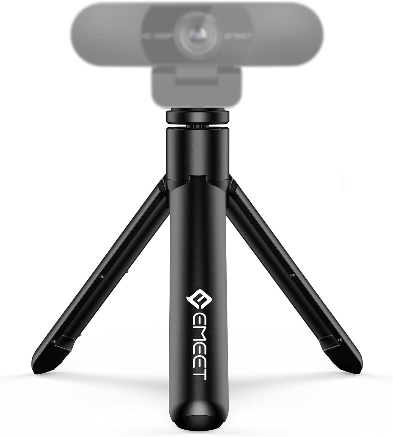 image:imageWebcam Tripod EMEET Professional Webcam Mini Tripod Adjustable Heights with 360 Swivel Head PortableampLightweight Stable Use Universal Compatible for Most WebcamsPhonesGoProsMirrorless Cameras