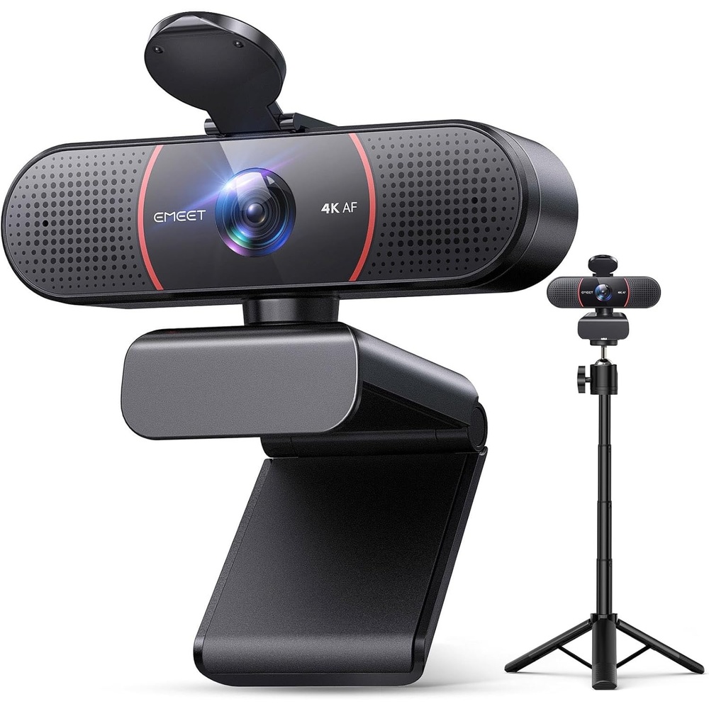 image:imageEMEET C960 1080P Webcam with Microphone 2 Mics 90 FOV USB TypeA amp AtoC Adapter Fixed Focus PlugampPlay Computer Camera for ZoomTeamsFacetimeYouTubeGoogle MeetSwitch 2 Camera 2025 Version4K Tripod