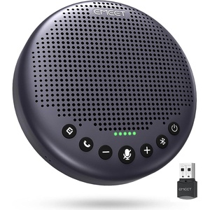image:imageEMEET Conference Speaker and Microphone Luna 360 Voice Pickup wNoise ReductionMuteIndicator USB Bluetooth Speakerphone wDongle for 8 People Daisy Chain for 16 Compatible with Leading SoftwareLuna Plus for 10