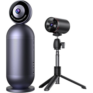 image:imageEMEET Meeting Capsule Pro Room Kit Dual 4K Lenses 360 AutoTracking Speakers Video Conference Camera w 10 Mics 10W Speaker 1080P CoWebcam for Whiteboard DetectionampCorrection for 10 People
