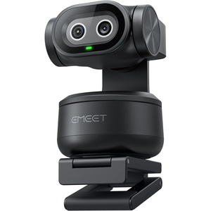 image:imageEMEET PIXY DualCamera AIPowered PTZ Camera 4K with Tripod AI Tracking PDAFampAI Autofocus 02s 1255 Sony Sensor 3 Mics Presets 4K Webcam for Streaming OBSTwitchSwitch 2 CompatiblePIXY DualCamera AI PTZ 2K