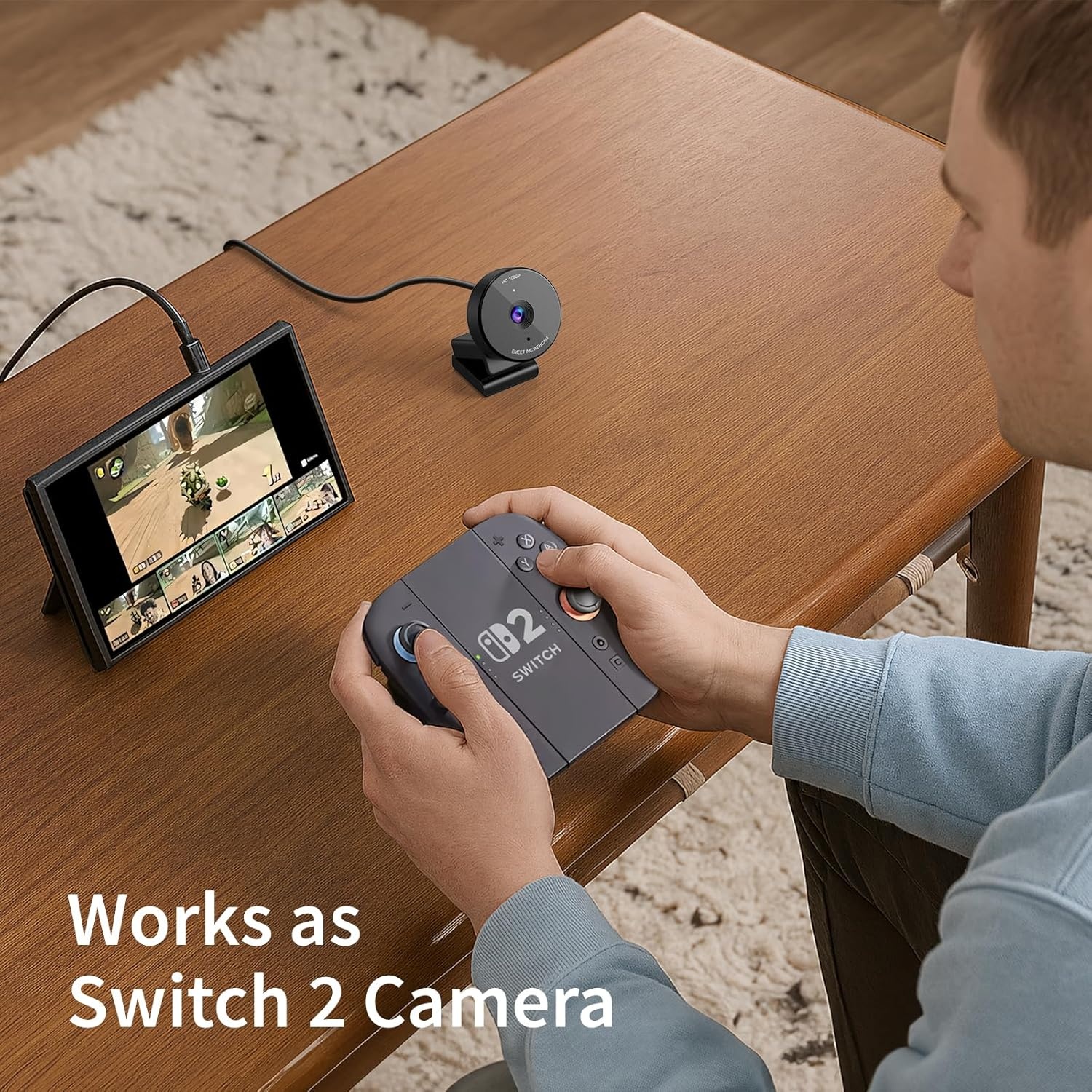 image:imageEMEET C950 1080P Webcam USB Webcam with Microphone amp Physical Privacy Cover Auto Light Correction Fixed Focus USB Plug amp Play Ultra Web Cam w 70View for MeetingOnline ClassesZoomYouTube1080P Ultimate Cost Effective