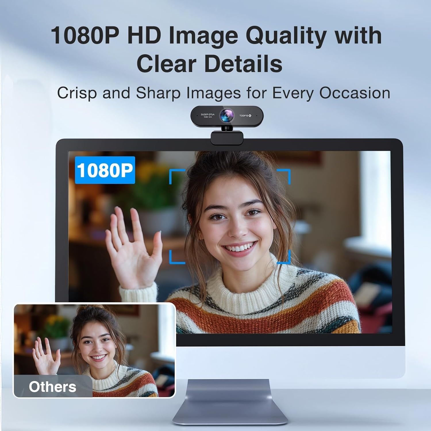 image:imageEMEET NOVA 4K Webcam for PC Ultra 4K HD PDAF Autofocus Dual Omnidirectional Mics 73 FOV Auto Light Correction USBA Privacy Cover Ideal for HighEnd Business MeetingsampLive Streaming96FOV w 2 Noise Cancel Mics