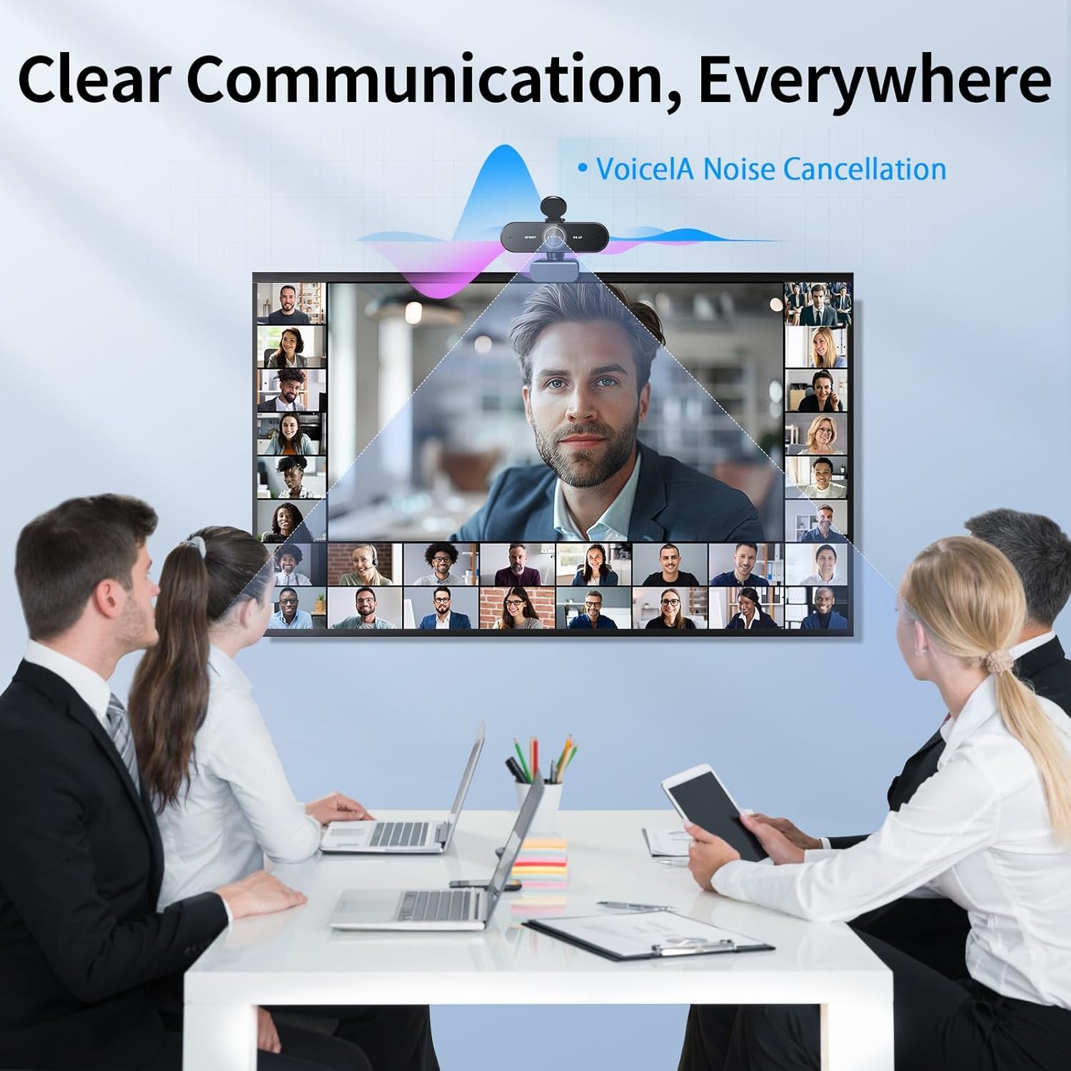 image:imageEMEET NOVA 4K Webcam for PC Ultra 4K HD PDAF Autofocus Dual Omnidirectional Mics 73 FOV Auto Light Correction USBA Privacy Cover Ideal for HighEnd Business MeetingsampLive Streaming4K PDAF Focus 2 Mics
