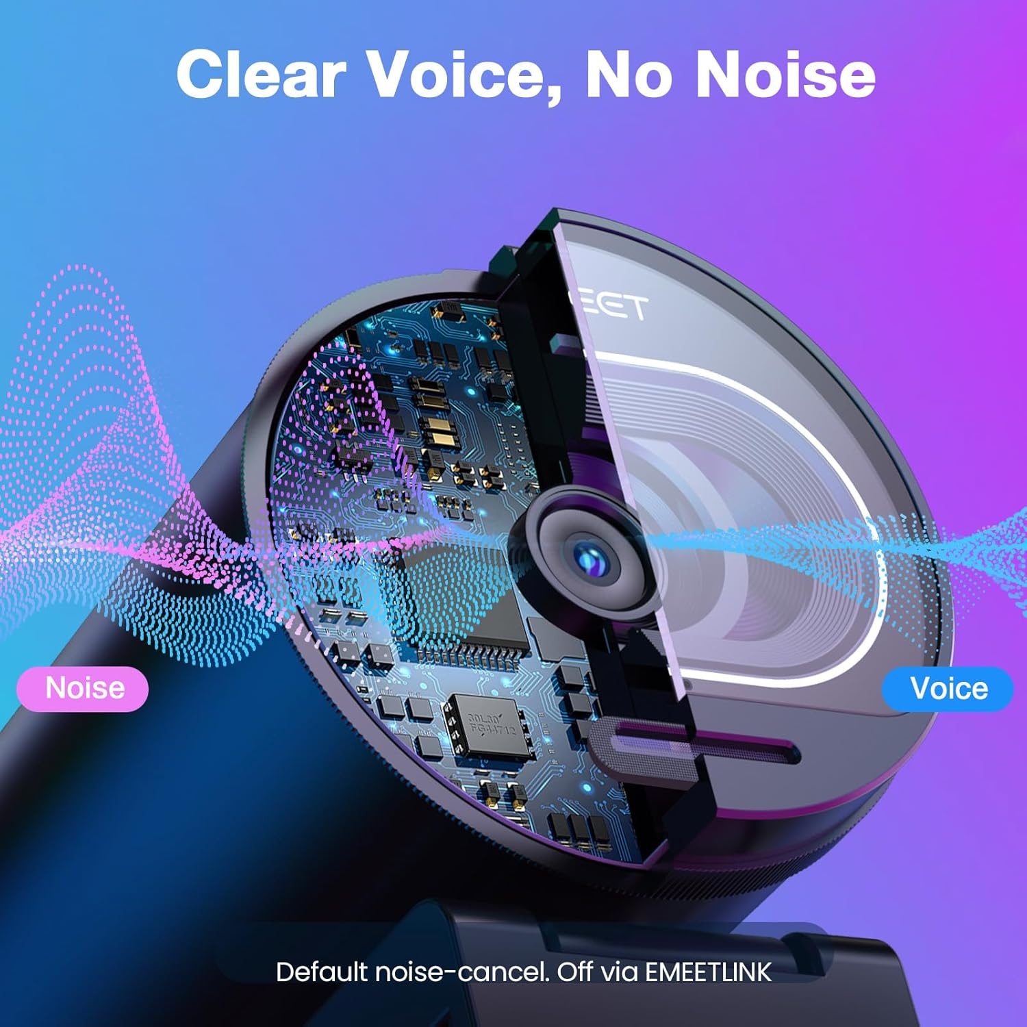 image:imageEMEET S600 4K Webcam for Streaming Sony 1255 Sensor PDAF Autofocus 1080P60FPS 2 Noise Reduction Mics Builtin Privacy Cover 73 FOV Streaming Camera for Live CommerceGamingBeautyS600 Sony Sensor PDAF 60FPS
