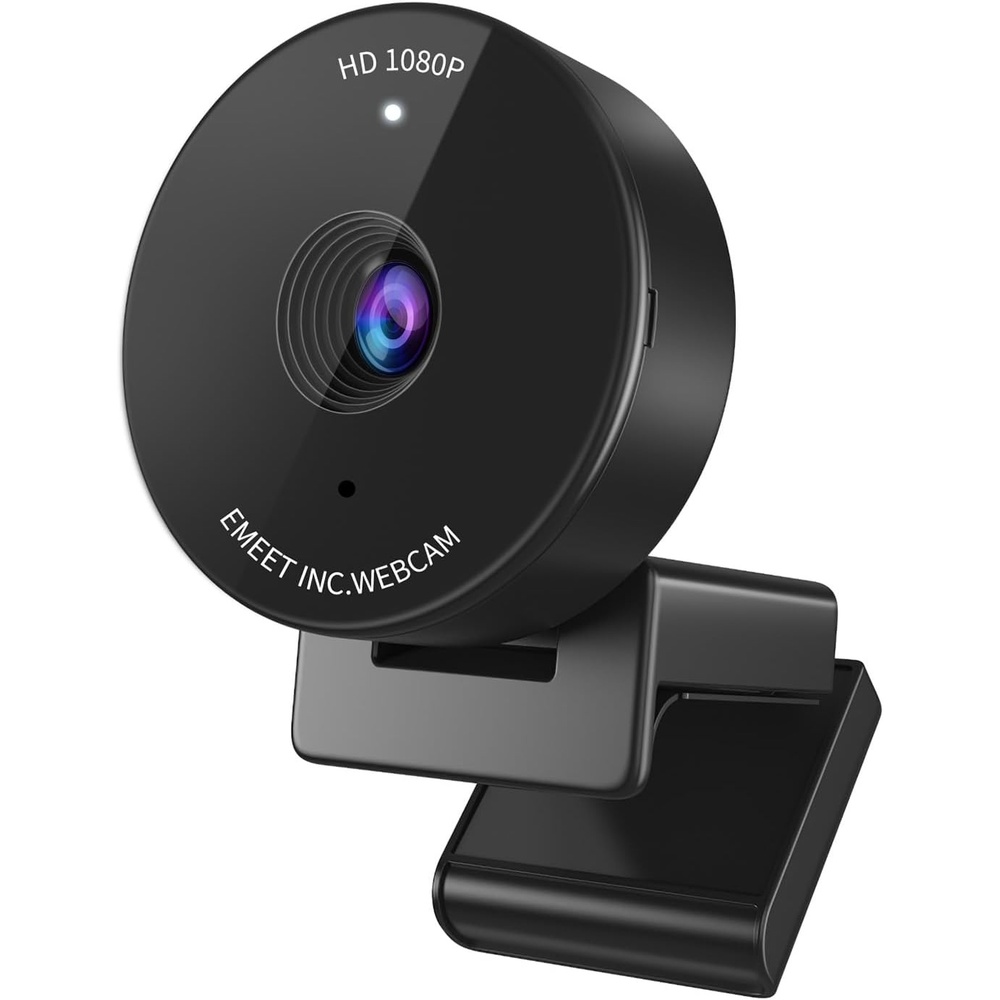 image:imageEMEET C950 1080P Webcam USB Webcam with Microphone amp Physical Privacy Cover Auto Light Correction Fixed Focus USB Plug amp Play Ultra Web Cam w 70View for MeetingOnline ClassesZoomYouTube1080P 70FOV Webcam