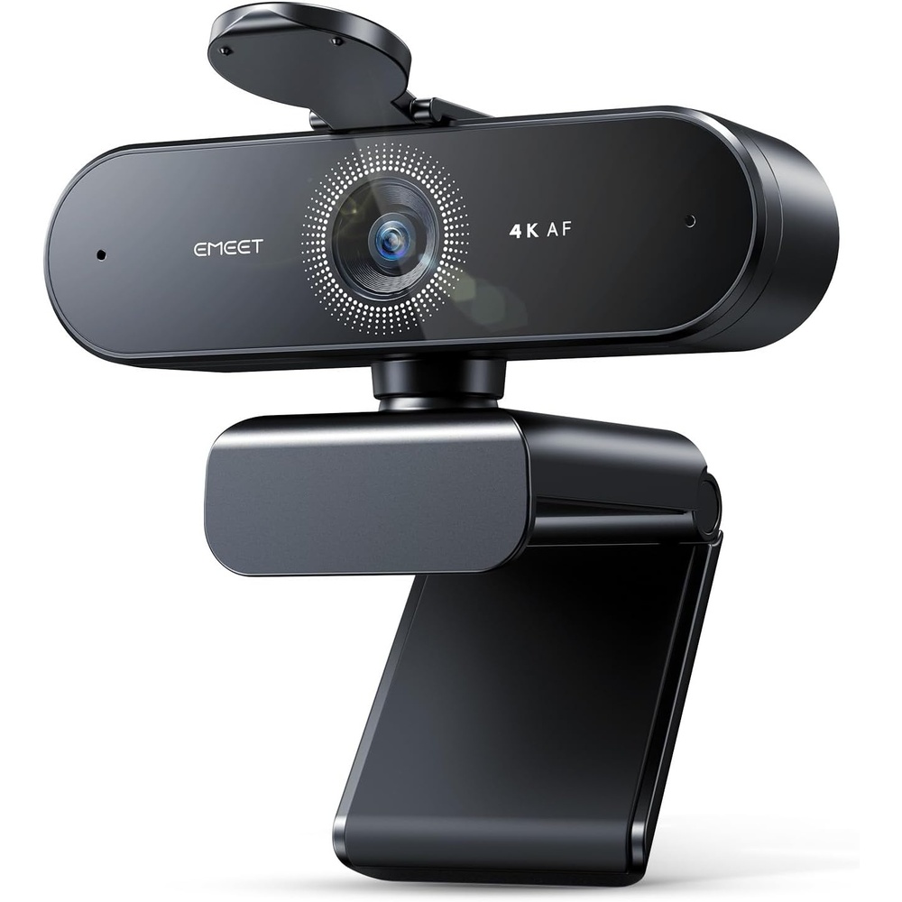 image:imageEMEET NOVA 4K Webcam for PC Ultra 4K HD PDAF Autofocus Dual Omnidirectional Mics 73 FOV Auto Light Correction USBA Privacy Cover Ideal for HighEnd Business MeetingsampLive Streaming4K PDAF Focus 2 Mics