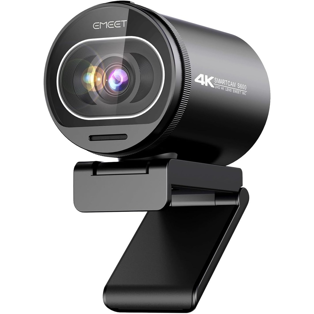 image:imageEMEET S600 4K Webcam for Streaming Sony 1255 Sensor PDAF Autofocus 1080P60FPS 2 Noise Reduction Mics Builtin Privacy Cover 73 FOV Streaming Camera for Live CommerceGamingBeautyS600 Sony Sensor PDAF 60FPS