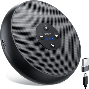 image:imageEMEET USB Speakerphone M1A Zoom Certified AI Mics 360Voice Pickup USB Type CA PlugampPlay Computer Speakers with Microphone Fast Mute Noise Reduction Echo Cancellation for 58 People for Zoom TeamsZoom Certified USB M1A for 6 People